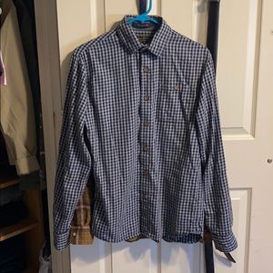 Vintage Gray/navy flannel